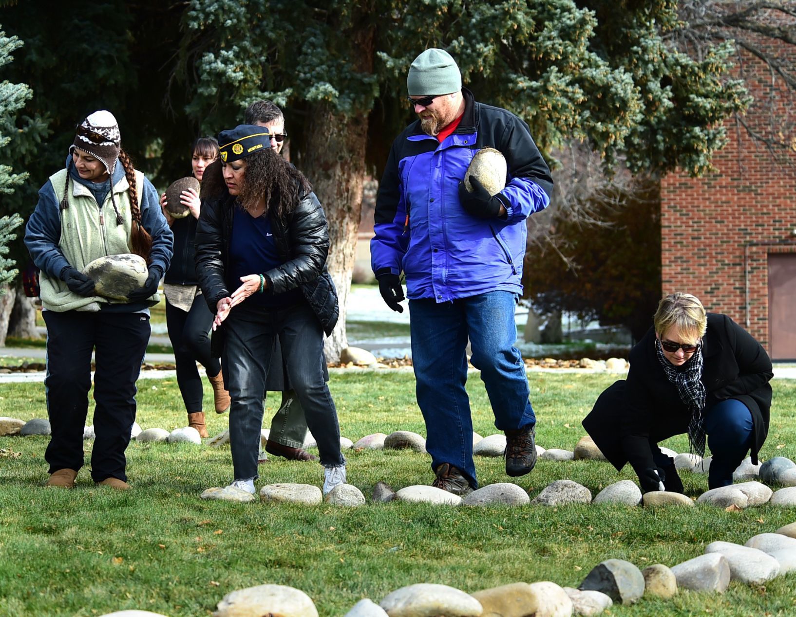 Medicine Wheel building